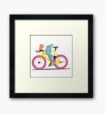 fixie bicycle Framed Print
