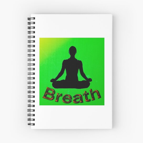 Item preview, Yoga Poses -  Green and Yellow Background Lotus Breath designed and sold by SadSacDesigns.