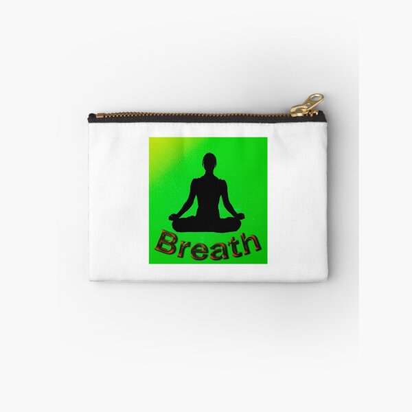 Item preview, Yoga Poses -  Green and Yellow Background Lotus Breath designed and sold by SadSacDesigns.