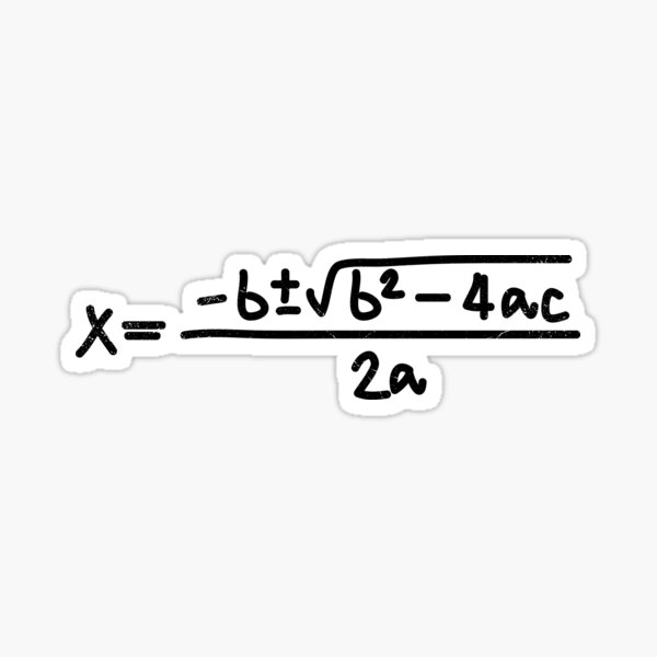 Item preview, Math Symbols Quadratic Formula mathematics gift designed and sold by vicoli-shirts.