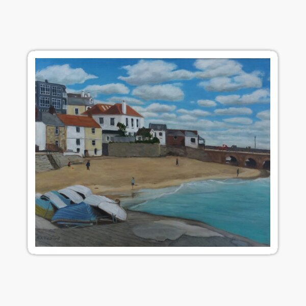 Upturned boats Sticker
