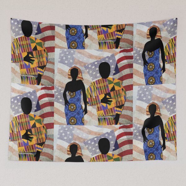 Item preview, AFRICAN AMERICAN (COLLAGE, MATISSE STYLE) designed and sold by Clifford Hayes.