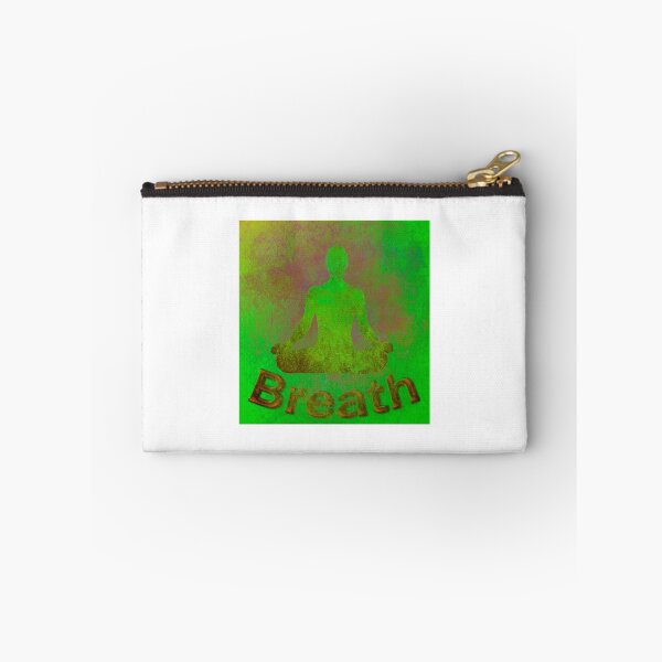 Item preview, Yoga Poses -  Green Background Lotus Breath designed and sold by SadSacDesigns.