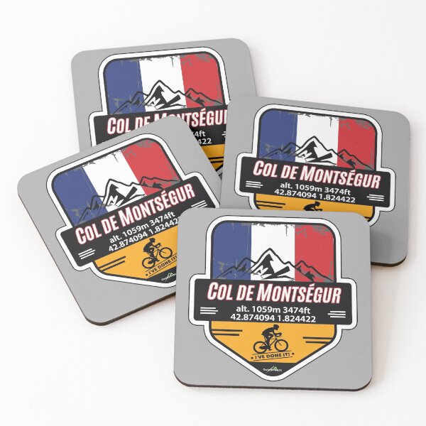Item preview, Col de Montségur France Cycle T-Shirt & Sticker - Ive Done It! 03 designed and sold by OuterShellUK.