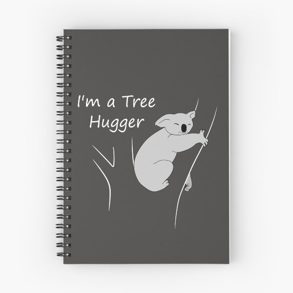 Item preview, Im a Tree Hugger! Koala - Dark background designed and sold by nutmegfairy.
