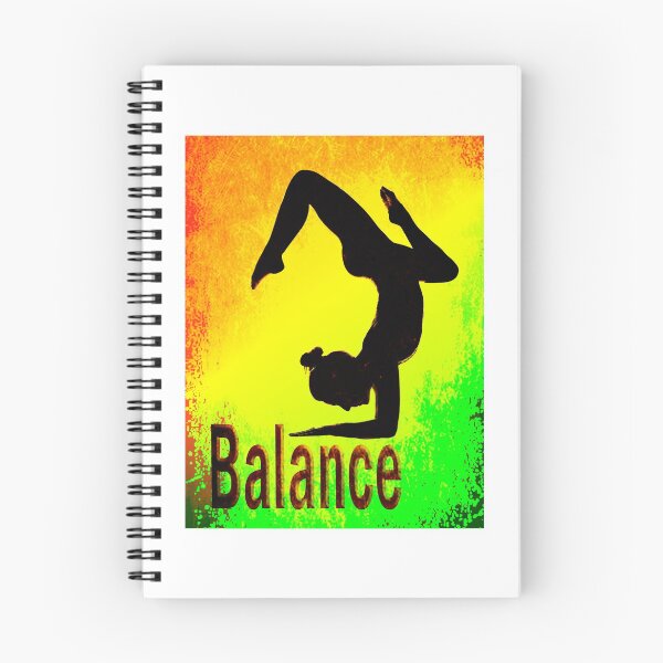 Item preview, Yoga Poses - Rainbow Background Balance designed and sold by SadSacDesigns.