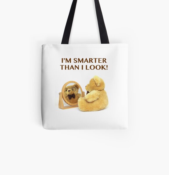 SMART BEAR All Over Print Tote Bag