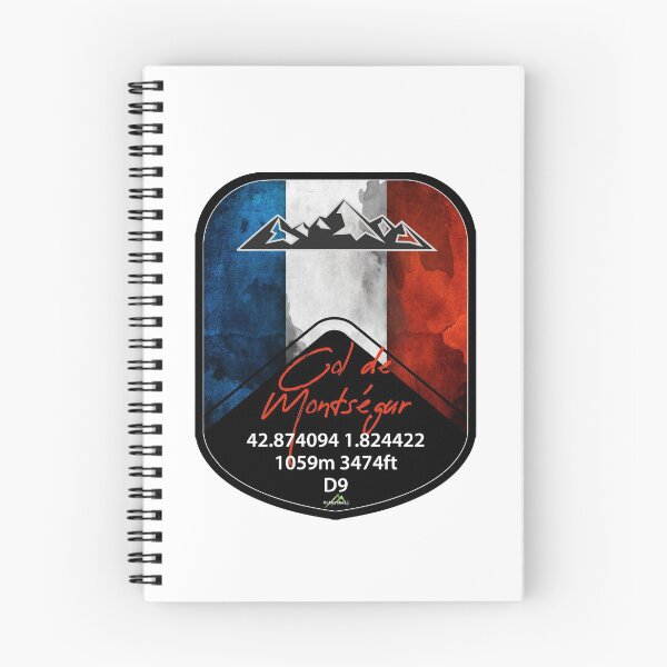 Item preview, Col de Montségur France Motorcycle Cycle T-Shirt & Sticker 02 designed and sold by OuterShellUK.
