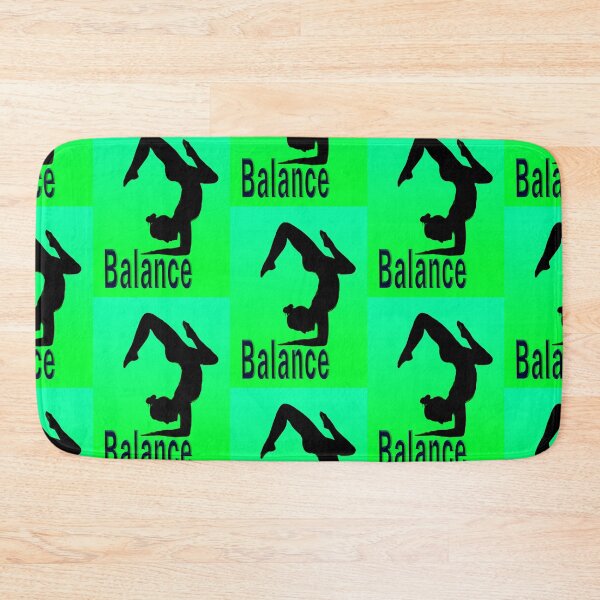 Item preview, Yoga Poses -  Green Background Balance designed and sold by SadSacDesigns.