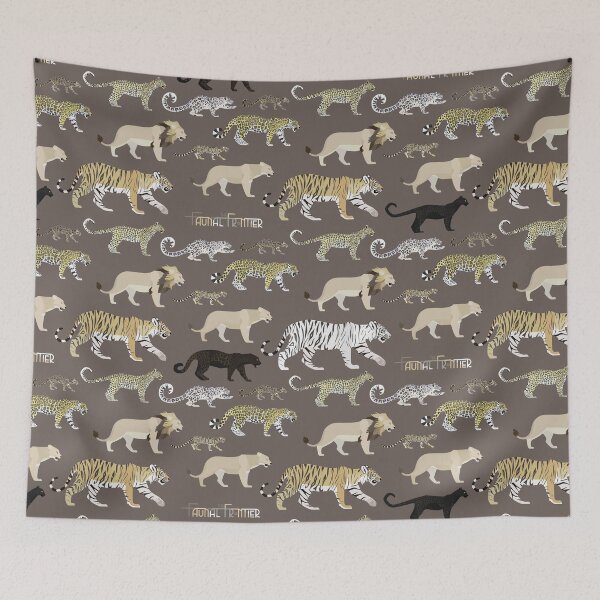 Item preview, Pantherinae March designed and sold by The Faunal Frontier.