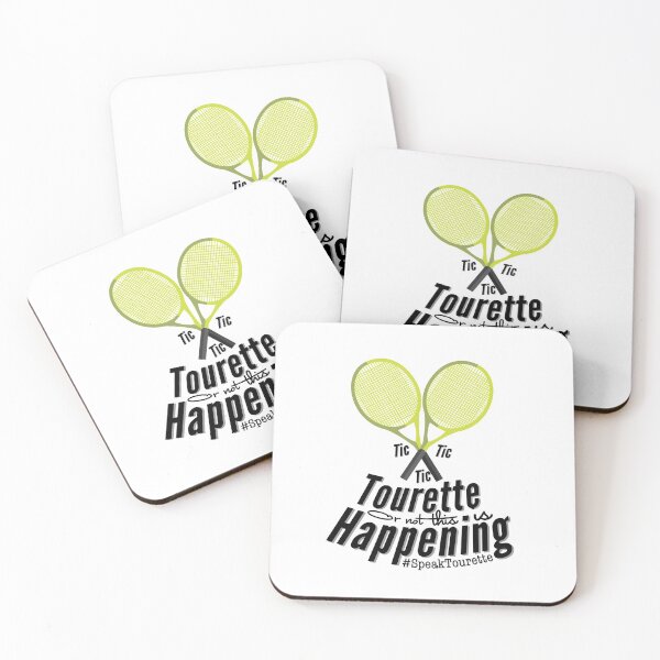 Item preview, Tourette Or Not This Is Happening, Tennis Racket Game Time - Tourettes Syndrome Awareness  designed and sold by MJDezigns.