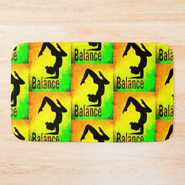 Item preview, Yoga Poses -  Rainbow Background Balance designed and sold by SadSacDesigns.