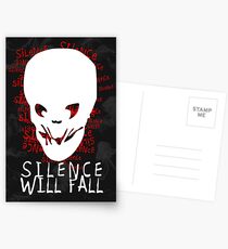 Silence Will Fall Postcards