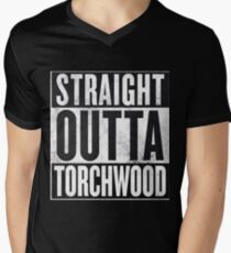 Straight Outta Torchwood Men's V-Neck T-Shirt