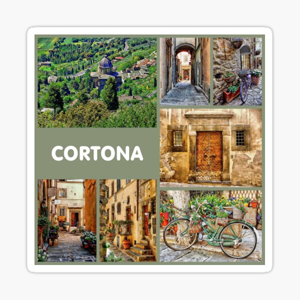 Cortona Collage With Name Sticker