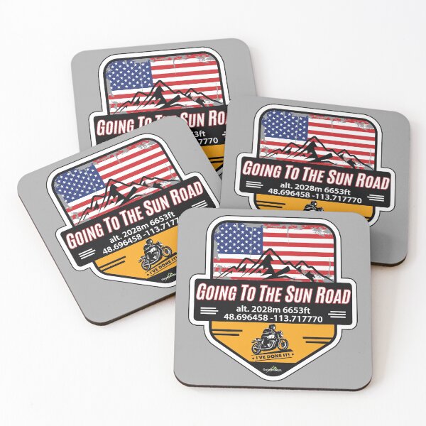 Item preview, Going-To-The-Sun Road Going To The Sun USA Motorcycle T-Shirt & Sticker - Ive Done It! 03 designed and sold by OuterShellUK.