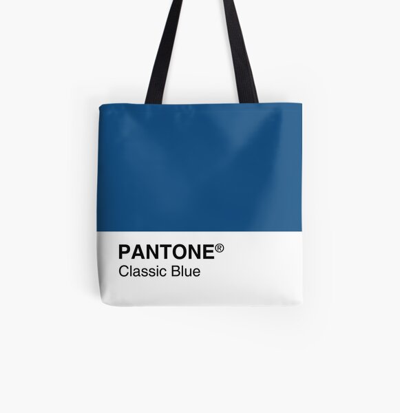 Pantone Classic Blue Color of the year 2020 All Over Print Tote Bag