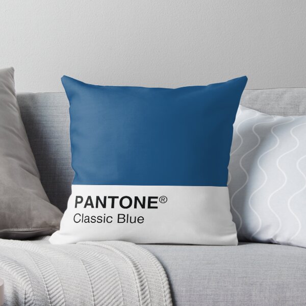Pantone Classic Blue Color del año 2020 Cojín