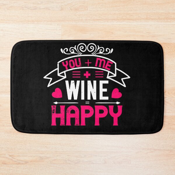 Item preview, You+me+wine= happy designed and sold by TinoThreads.
