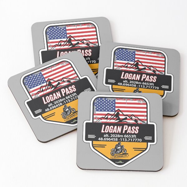 Item preview, Logan Pass Going To The Sun Road USA Motorcycle T-Shirt & Sticker - Ive Done It! 03 designed and sold by OuterShellUK.