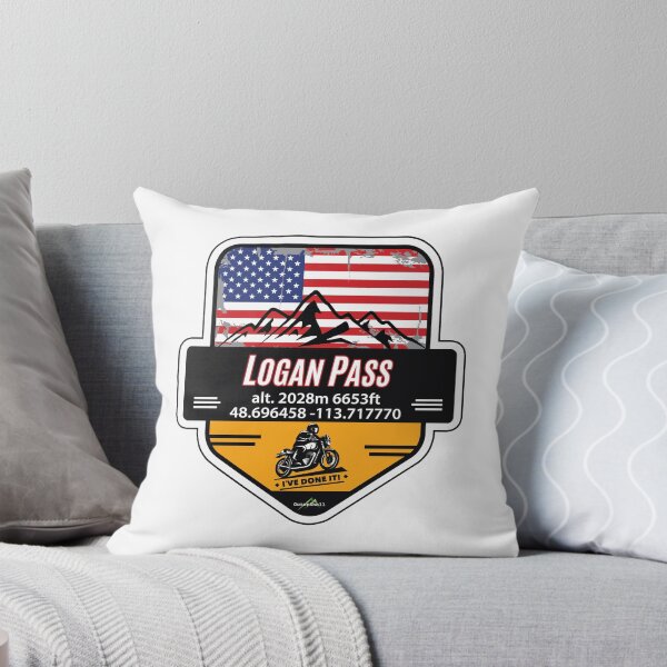 Item preview, Logan Pass Going To The Sun Road USA Motorcycle T-Shirt & Sticker - Ive Done It! 03 designed and sold by OuterShellUK.