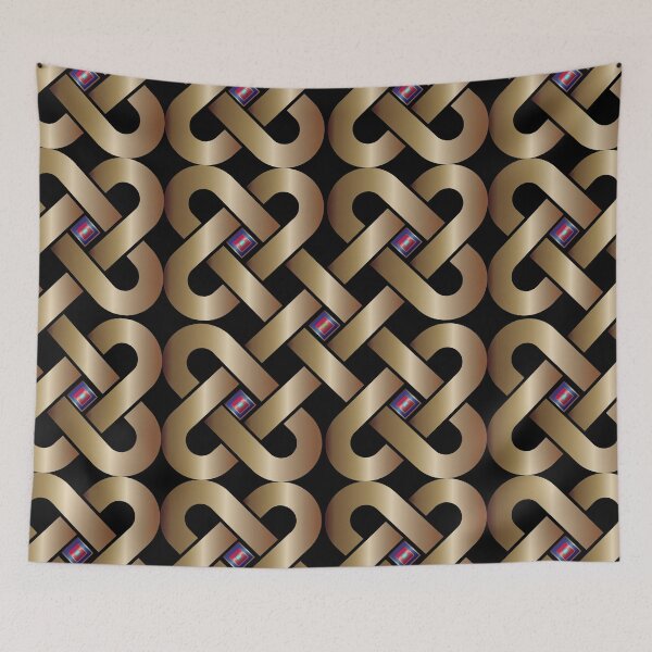 Item preview, The Golden Mufrouka -Celtic knot designed and sold by Nobiya.