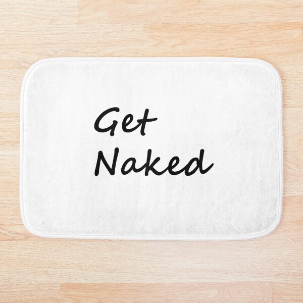 Item preview, Get Naked Bath  Mats designed and sold by Daffy Dak.