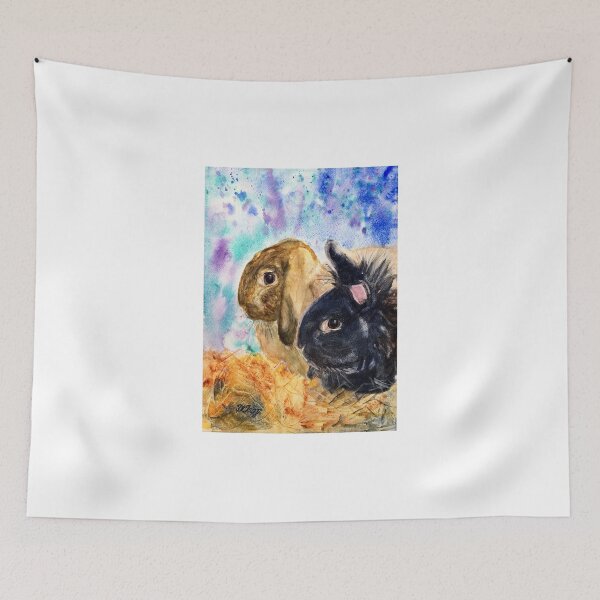 Item preview, Alfie and Fearne: A watercolour portrait designed and sold by Double Dutch Designs.