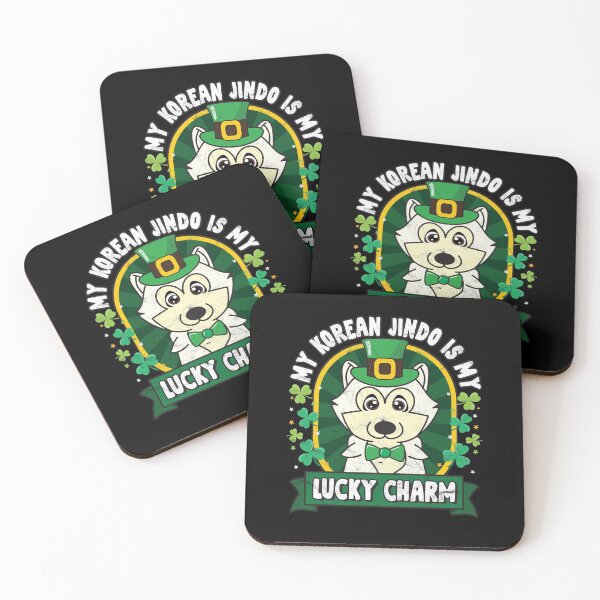 Item preview, Korean Jindo is my Lucky Charm St Patricks designed and sold by rafaeltto.