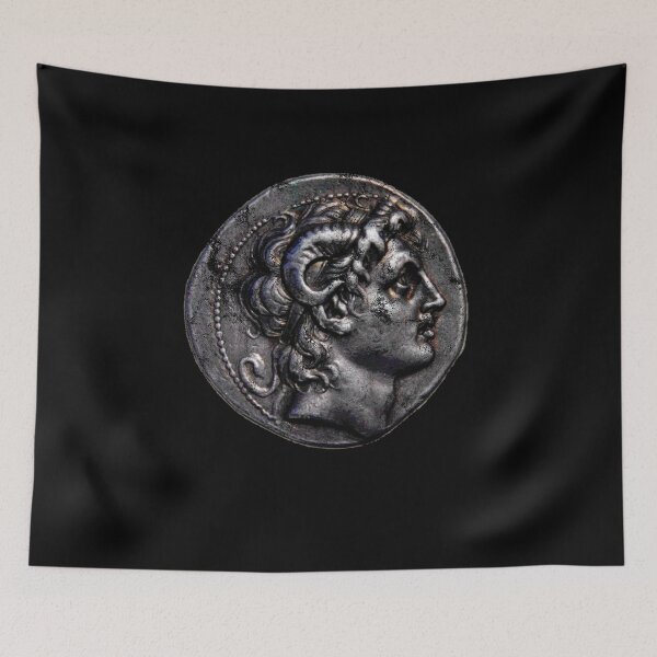 Item preview, Alexander the Great Head Ancient Greece Coin Design designed and sold by Flying Jake.