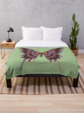 Butterflies and Moths Throw Blanket