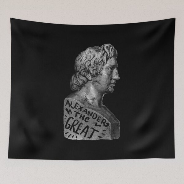 Item preview, Alexander the Great Head Face Ancient Greece History designed and sold by Flying Jake.