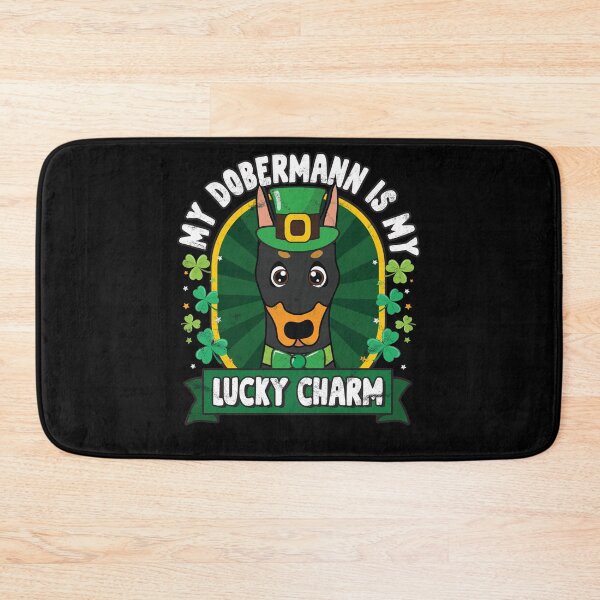 Item preview, Dobermann is my Lucky Charm St Patricks designed and sold by rafaeltto.