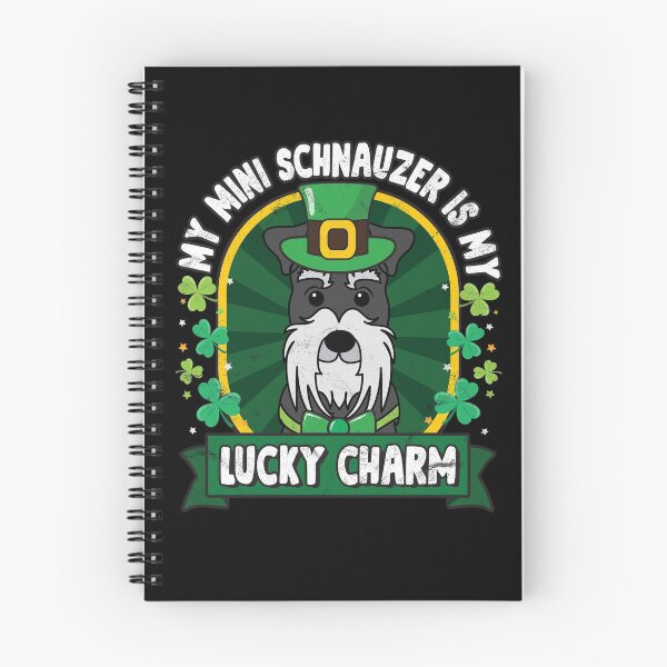 Item preview, Mini Miniature Schnauzer is my Lucky Charm St Patricks designed and sold by rafaeltto.