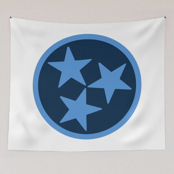 Item preview, Two-Tone Blue Tri-Star (#1) designed and sold by tennessee-carly.