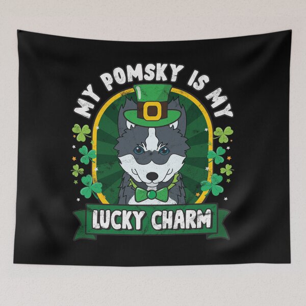 Item preview, Pomsky is my Lucky Charm St Patricks designed and sold by rafaeltto.