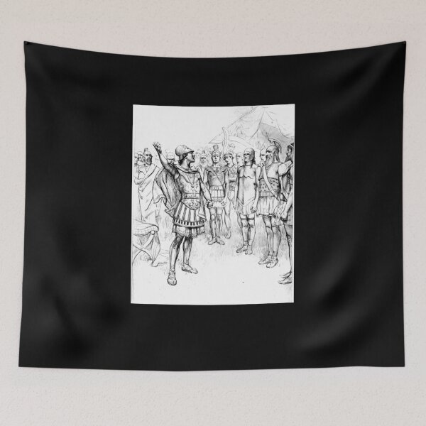 Item preview, Alexander the Great With Warriors Ancient Greece History  designed and sold by Flying Jake.