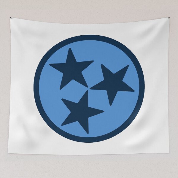 Item preview, Two-Tone Blue Tri-Star (#2) designed and sold by tennessee-carly.