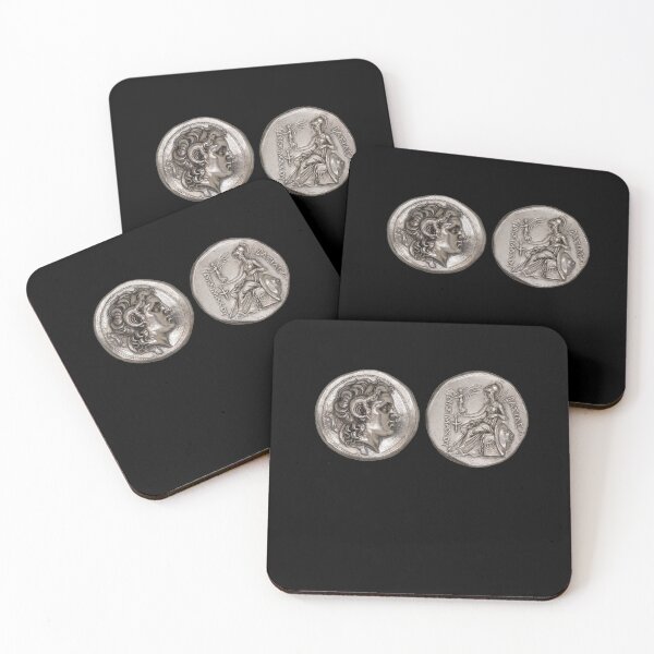Item preview, Alexander the Great Head Ancient Greece Coins Design designed and sold by Flying Jake.