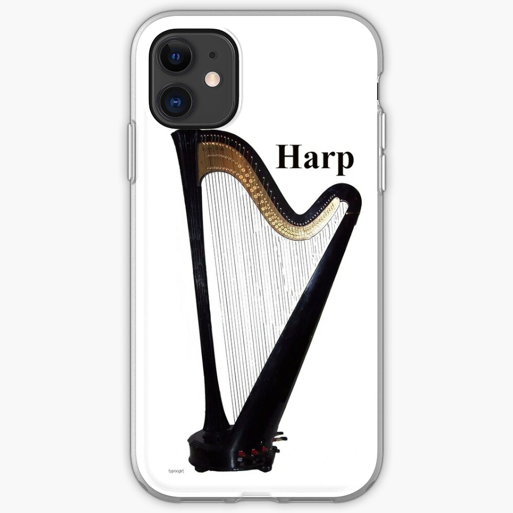 Harfe Die Musik Der Engel Iphone Hulle Cover Von Havocgirl Redbubble