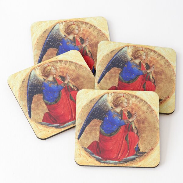 Item preview, ANGEL IN GOLD RED AND BLUE designed and sold by BulganLumini.