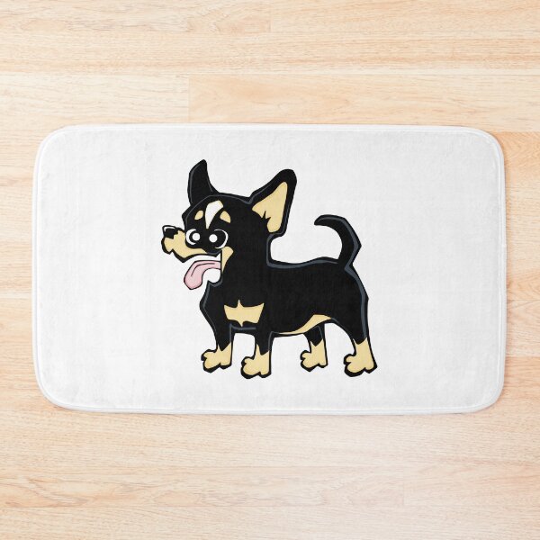 Item preview, Chihuahua - Short Hair - Black (Full Body) WHITE BG designed and sold by TheChicken.