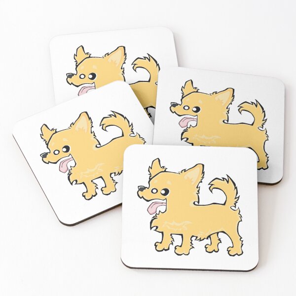 Item preview, Chihuahua - Long Hair - Cream (Full Body) WHITE BG designed and sold by TheChicken.