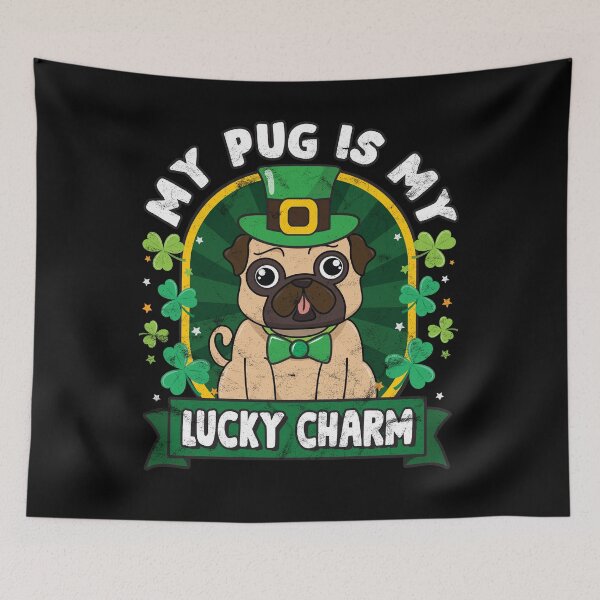 Item preview, Pug is my Lucky Charm St Patricks designed and sold by rafaeltto.