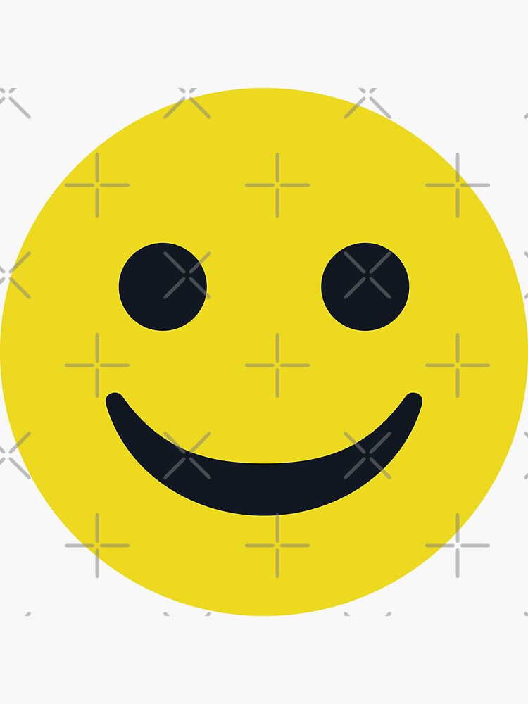 Stickers muraux pour les enfants - Sticker Smiley Grand large sourire