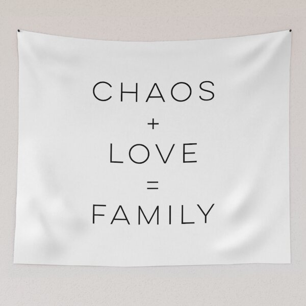 Item preview, Chaos + love = family designed and sold by wisemagpie.