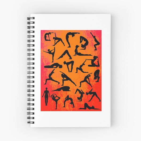 Item preview, Yoga Pose Multi Red and Orange designed and sold by SadSacDesigns.
