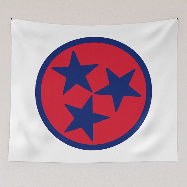 Item preview, Red & Blue Tri-Star designed and sold by tennessee-carly.