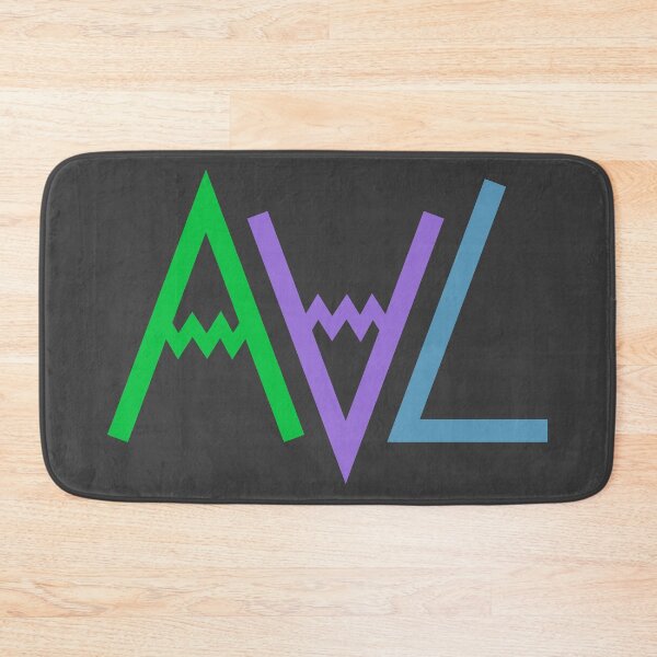 Item preview, Asheville AVL NC mountains logo designed and sold by Bug & Brush.