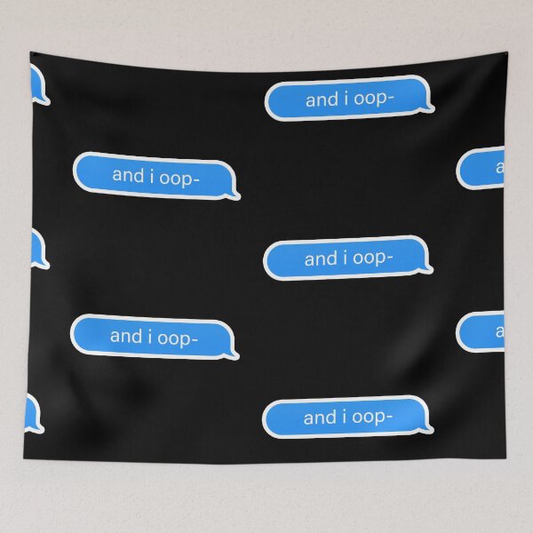 Item preview, And i oop Popular Meme Speech Mood Sticker designed and sold by mekx.